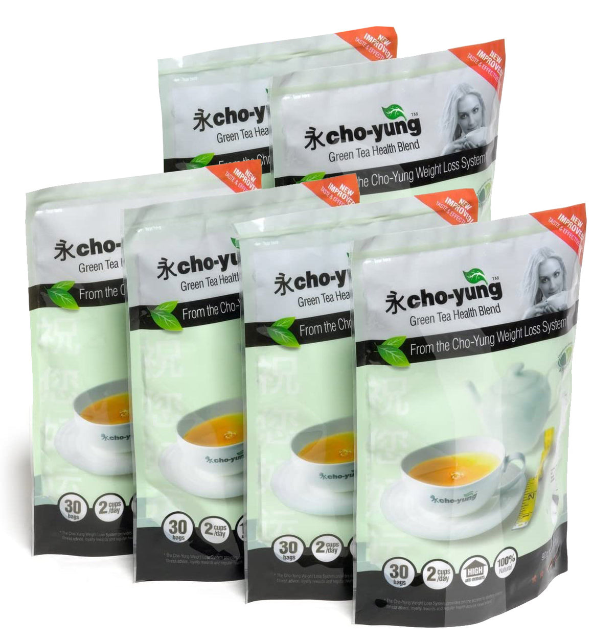 SPECIAL OFFER: 6 PACKS CHO-YUNG - Enjoy The Taste & A Slimmer waist (30 tea bags per pack)